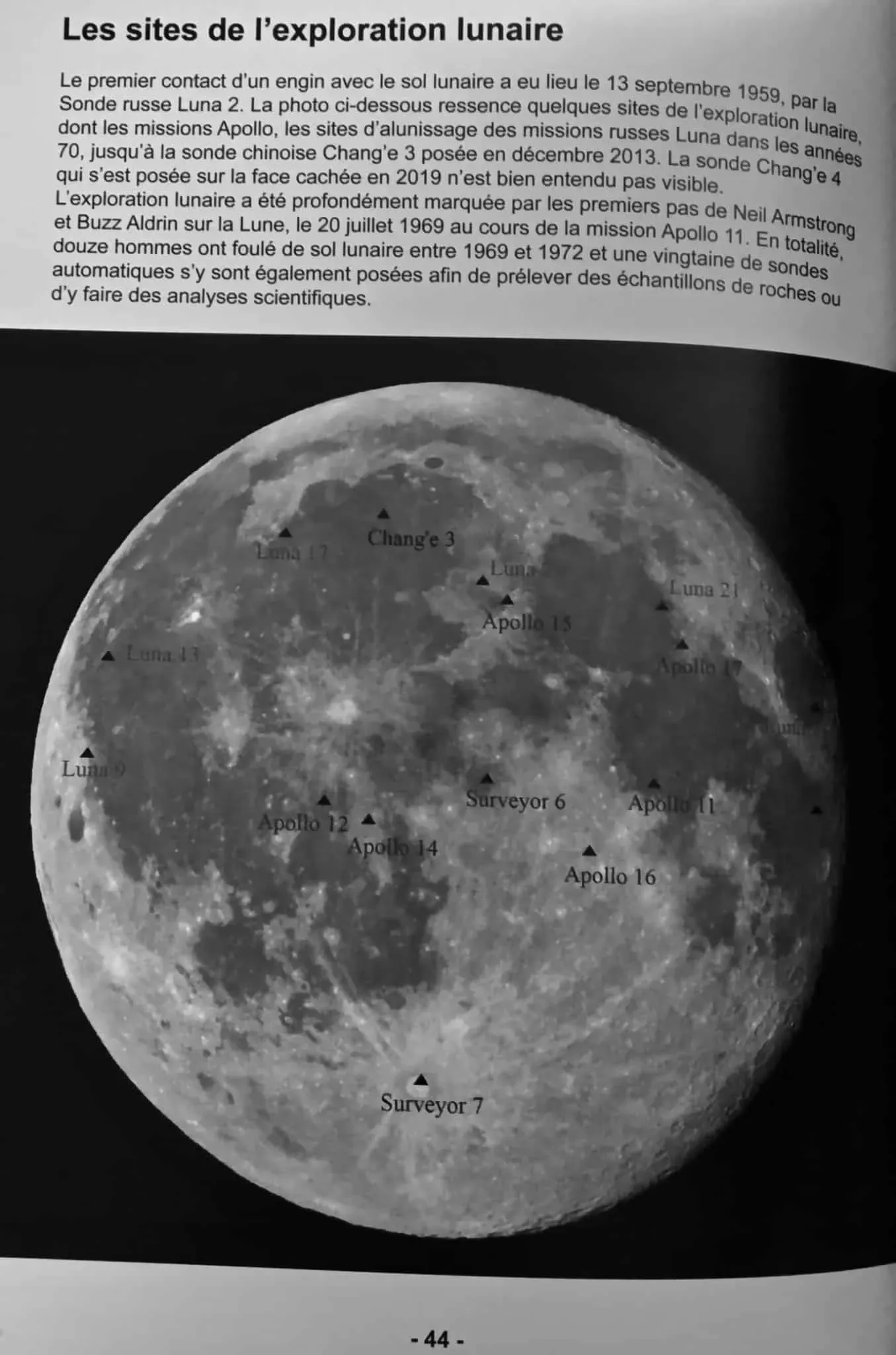 carte lieux d'alunissage