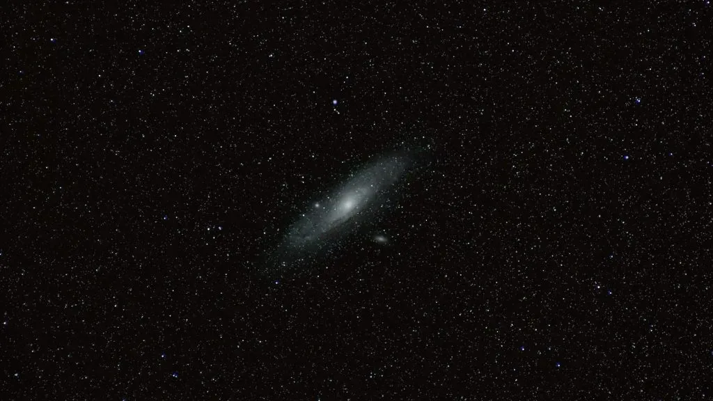 galaxie andromède télescope