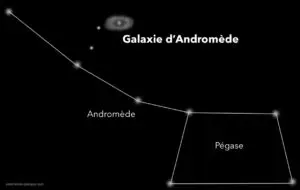 trouver galaxie andromède