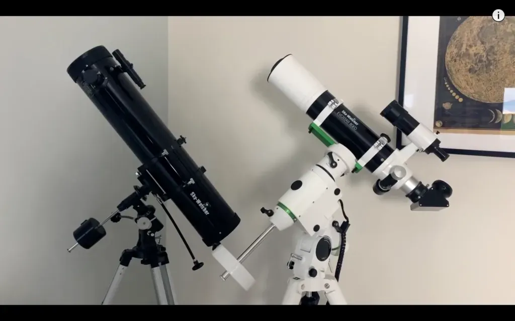 Newton 130/900 et lunette 80ED Skywatcher